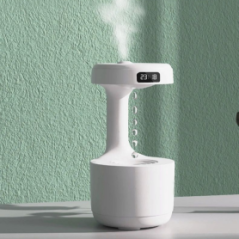 Humidificateur Anti-Gravité Grand Volume USB 111V-240V pour Maison et Bureau LZ599 - 13,5×13,5×26 cm · Smarty Paris